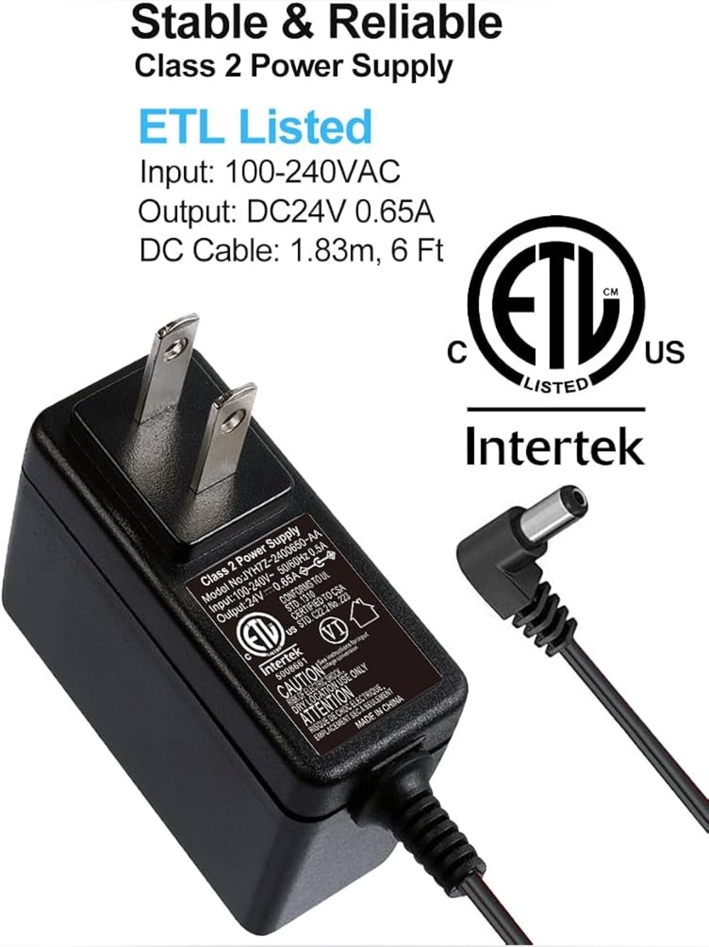 24V Adaptor Power Supply